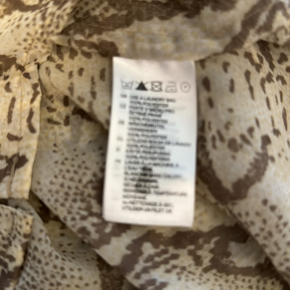 H&M animal print sleeveless blouse sz 8 - Picture 9 of 9